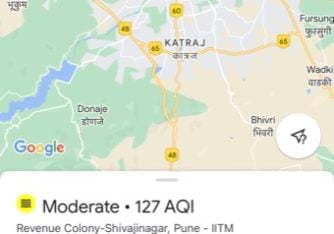 air quality information in google maps