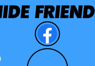 hide friends list on Facebook