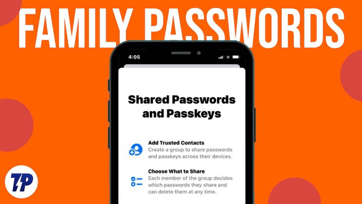 family passwords on iPhone