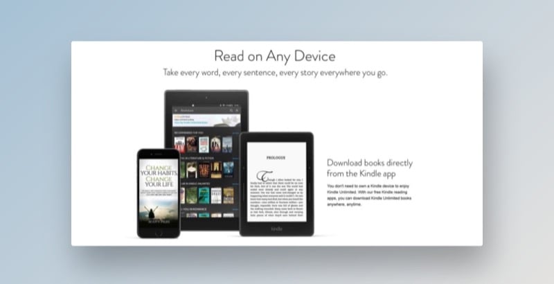 kindle unlimited supported devices