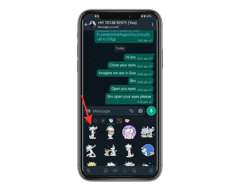 image showing whatsapp stickers